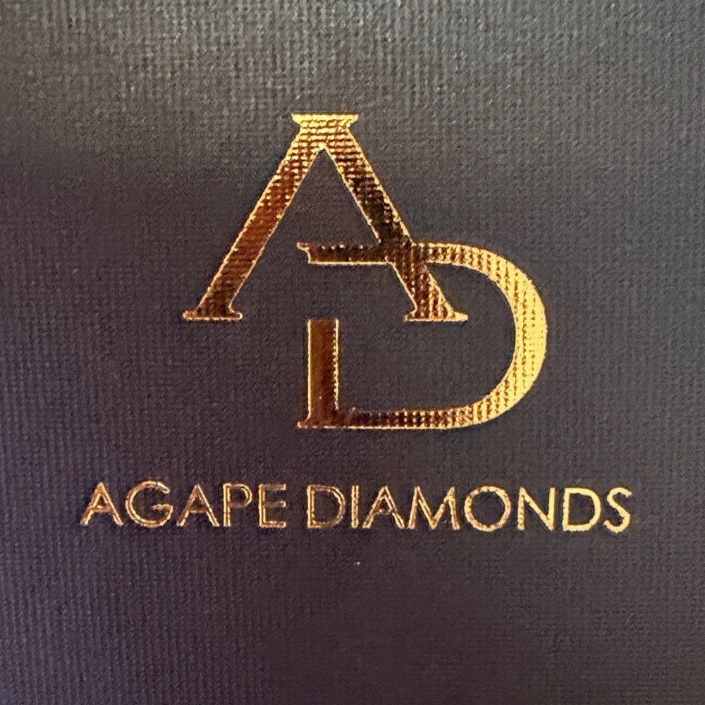 Agape Diamonds lab created 2 ct diamond stud earrings